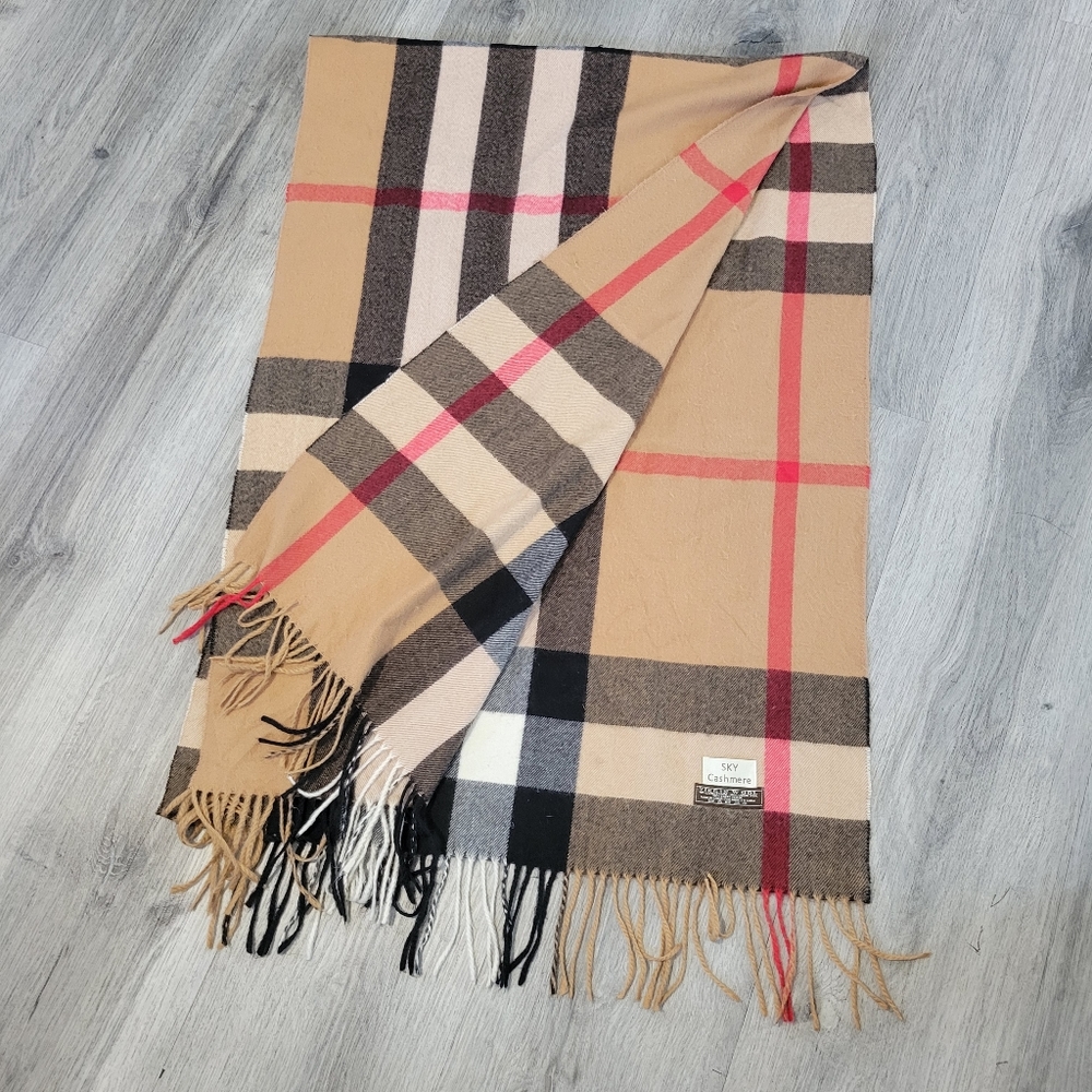 Sky Cashmere Scarf